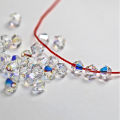Exquisite Clear Crystal Beads -3mm 4mm 5mm 6mm 8mm -Glass Crystal Bicone Bead -for Making Jewelry Necklace & Bracelet. 