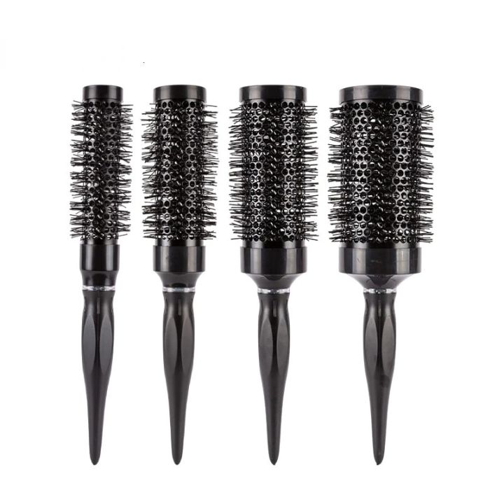 Rooling Comb Hair Styling Hair Brush Nylon Comb Cylinder Curly Hair Rolling Comb ...