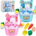 Mini 31cm Kitchen Toys Pretend Play Cooking Toys Tableware Sets Baby Kitchen Cooking Simulation Pretend Play Toys Kitchen Set. 