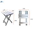 Folding Stool Aluminum Alloy Camp Stool Lightweight Camping Stool Collapsible Stool for Park. 