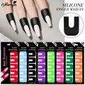 Monja 10Pcs/50Pcs Nail Art U Tape Anti-overflow Peel Off Tape Spill-Proof Sticker Nail Polish Edge Anti-Flooding Patch DIY Nail Art Tools. 