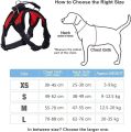 Dog Harness Pet Leash Lead Set for Small Medium Large Dogs, Adjustable Reflective No-Pull Padded Puppy Dog Harness Collar Chest Vest with Handle Training Walking Leash, Saddle Style Mesh Dog Harness Comfortable Harness for Small to Large Dogs. 