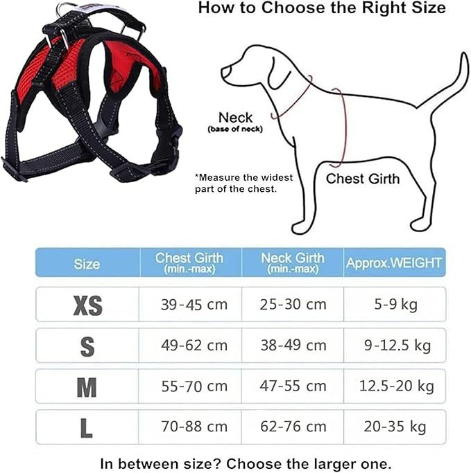 Dog%20Harness%20Pet%20Leash%20Lead%20Set%20for%20Small%20Medium%20Large%20Dogs,%20Adjustable%20Reflective%20No-Pull%20Padded%20Puppy%20Dog%20Harness%20Collar%20Chest%20Vest%20with%20Handle%20Training%20Walking%20Leash,%20Saddle%20Style%20Mesh%20Dog%20Harness%20Comfortable%20Harness%20for%20Small%20to%20Large%20Dogs%20-%20Image%209