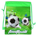 Football non-woven drawstring bag backpack kids travel school decor gift bags. 