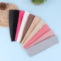 Women Solid Color Elastic Headband Soft Sports Yoga Sweatband Headwrap Wide Makeup Hairband Fashion Simple Hair Accessories Moyao. 
