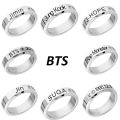 EB KPOP Bangtan Boys BTS SUGA JIMIN JUNG KOOK V JIN JHOPE Stainless Steel Rings. 