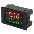 Voltage Current Display Meter Clear Digital Display LED Digital Voltmeter Ammeter Waterproof 0 To 300V 50A for Voltage Monitor. 