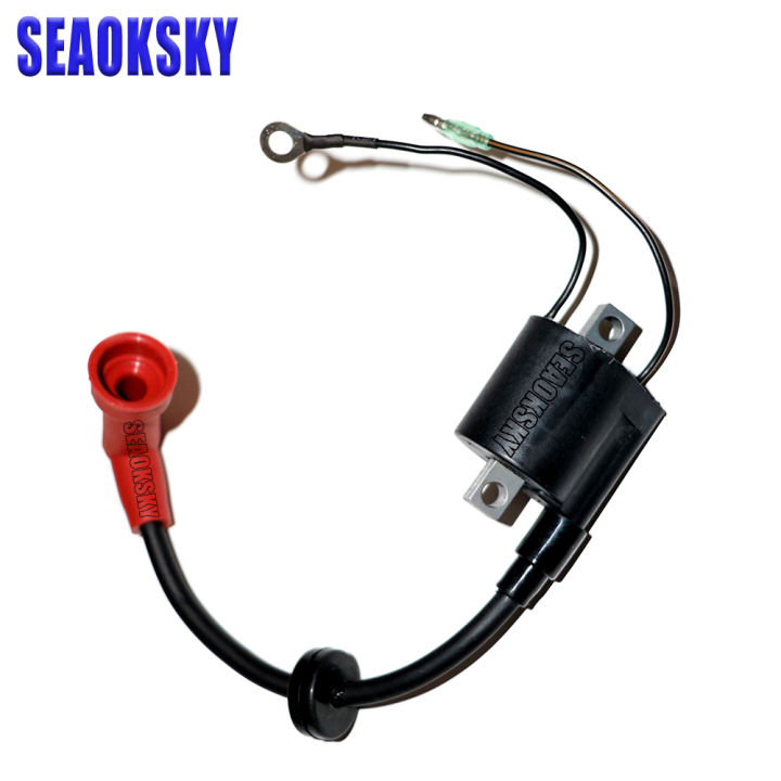 66T-85570-00%20ignition%20coil%20for%20Yamaha%20Boat%20Engine%2040HP%20E40X%2040XWT%202%20stroke%201998-Newer%20-%20Image%203