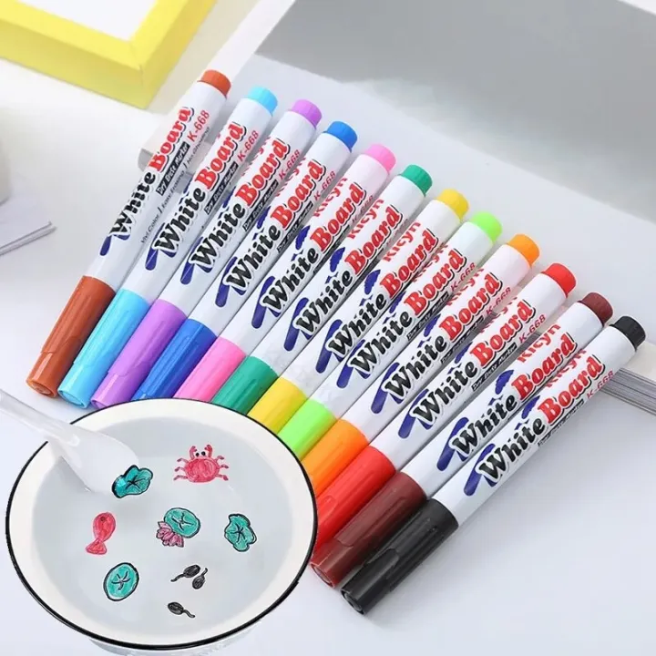 Magical Water Painting Pen Water Floating Doodle Pens Kids DIY Drawing ...
