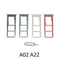 Phone Sim Chip SD Card Tray For Samsung Galaxy A02 A02s A12 A22 A32 A42 A52 A72 4G 5G Phone New SIM Holder Slot Drawer. 