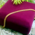 Gold Plated High Quality 03mm Bismark Bracelet. 