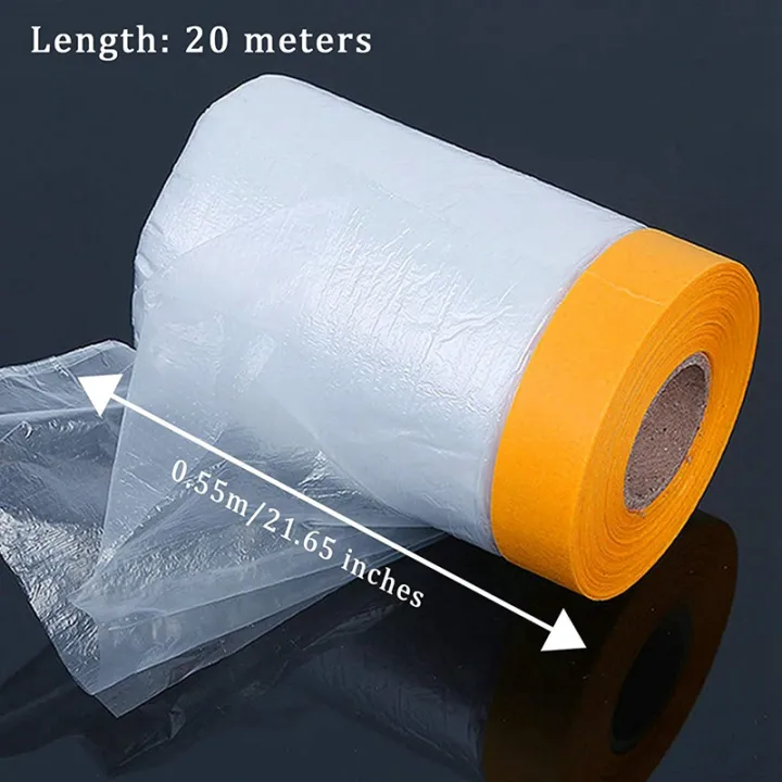 8%20Pcs%20Plastic%20Dust%20Sheets%20Roll%200.55%20x%2020M%20Pre-Taped%20Masking%20Film%20Drop%20Cloths%20for%20Painting%20Bed%20Furniture%20Covering%20-%20Image%207