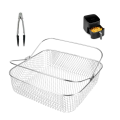 Stainless Steel Mesh Basket forInstant 5.8- 6QT Air Fryer Accessories Basket withHandle Deep Fryer Parts. 