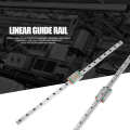 Linear Guide Rail - MGN12H Miniature 450mm Length 12mm Width + Slide Block Adopting 4-Point Contact Design. 