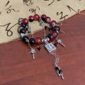 Couples Jewelry Accessories - Chinese style - Cosplay Xie Lian - Anime Beads Chain - Tian Guan Ci Fu Pendant Bracelet - Heaven Official's Blessing Charm Bangle. 