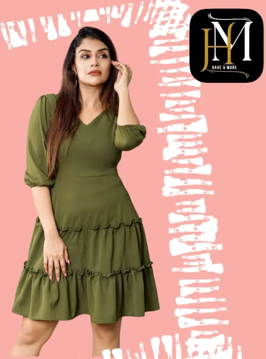 Lady%20Dress%20Short%20Frock%20More%20Colour%20Medium%20Sleeve%20For%20Beautiful%20Girls%20Fk10011%20-%20Image%208