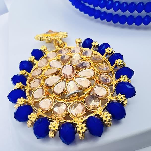 Adorable%20Gold-Plated%20ultra%20blue%20color%20crystal%20Pearl%20Choker%20Necklace%20Set%20for%20Women%20and%20girl%20with%20free%20box.%20-%20Image%207