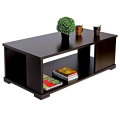 VTEC Modern Coffee Table/Centre Table with Shelves / Sofa Table / Center Table / Living room furniture / Modern home furniture / Stylish / Simple Table. 