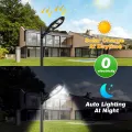 Auoyo LED Solar Light Outdoor Solar Motion Sensor Wall Light Street Lamp Ip65 Waterproof Adjustable 3 Modes Garden Decoration Street Lamp. 