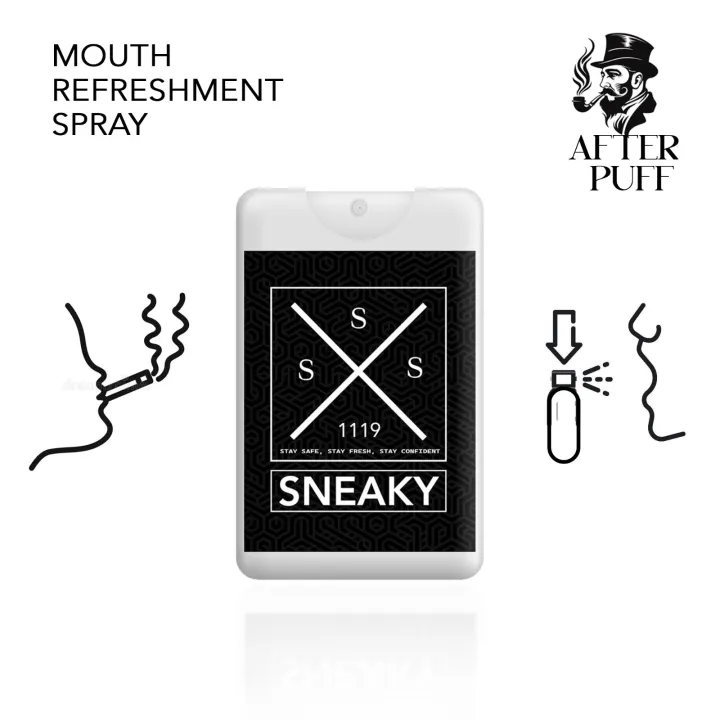Sneaky mouth refreshment spray for Men's, Cinnamon mint refreshment 20Ml
