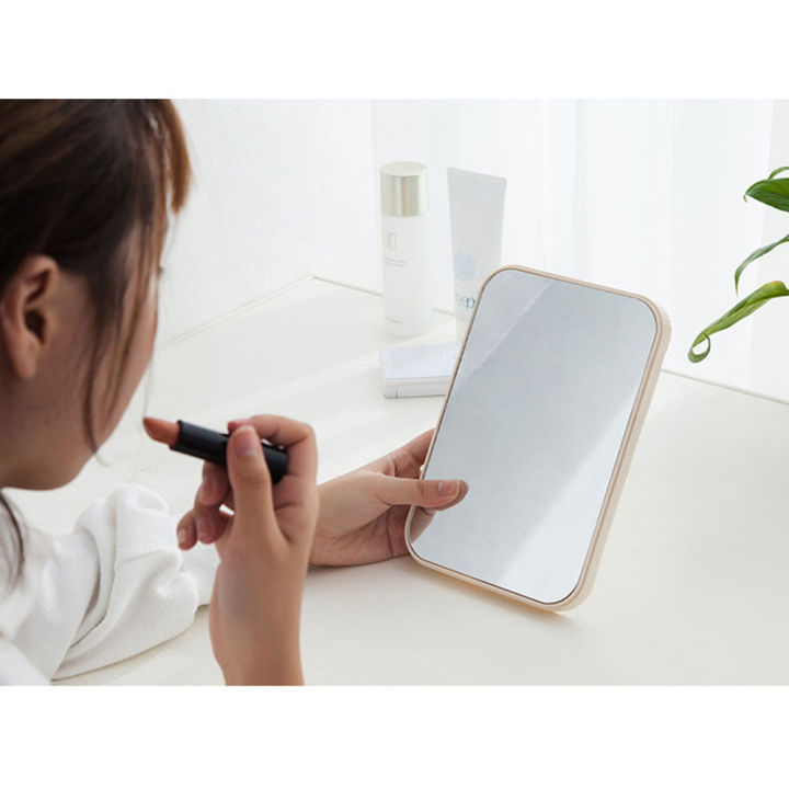 Folding%20bracket%20Makeup%20mirror%20Sleek%20Compact%20Portable%20Vanity%20mirror%20Lightweight%20Adjustable%20stand%20Single-sided%20mirror%20for%20Beauty%20-%20Image%208