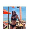 Swimsuit Low Waist Steel Bracket Split New South Korea Hot Spring Bikini Show Chest Three-Point Push up Women bikini. 