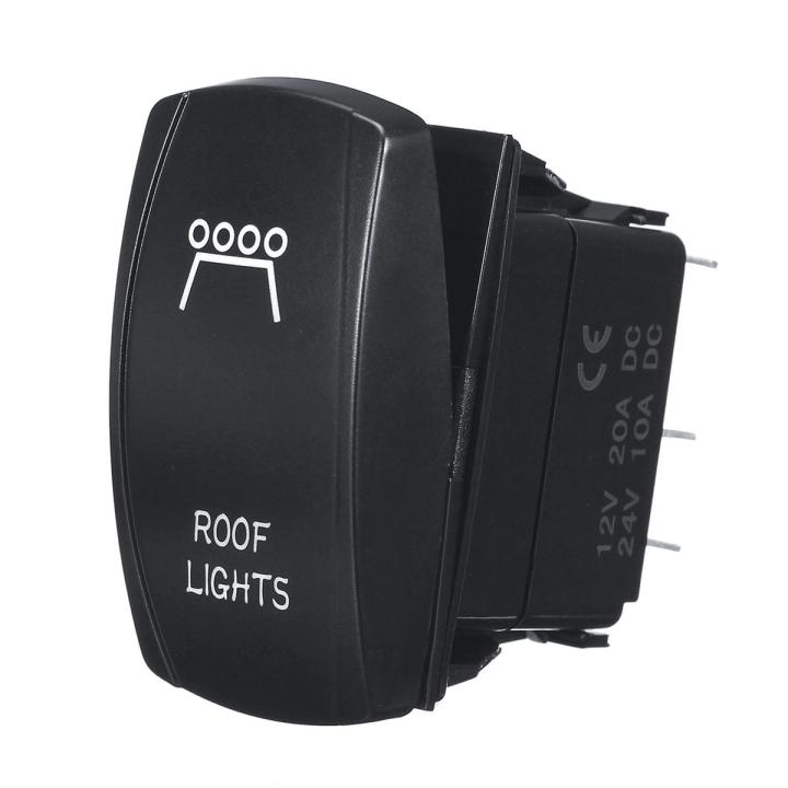 Interruttore A Bilico LED Rosso SPST ON-OFF 12/24V Per Barca Auto ARB Stile Carling