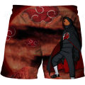 Naruto Akatsuki Shorts Anime Men Casual Beach Pants Fitness Sports Pants Summer GYM Workout Shorts Cartoon 3d Swimming Pants. 