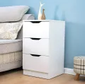 VTEC FURNITURE Modern 3 Drawer Bedside Cupboard. 