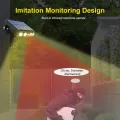 Auoyo Solar Sensor Light Outdoor Waterproof Garden Light LED Solar Lamp Spotlights Led Wall Light Outdoors Smart Sensor Human Induction Lamp Infrared Anti Theft Rustproof Street Lamp. 