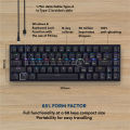 Prolink GK-6002M Mechanical Keyboard (Braided USB Cable) with adjustable RGB lighting. 