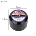 Myyeah 8 ml Transparent Nail Art Multi-Use Gel Decoration Solid Adhesive Gel Flower Carving Nail Extension UV Gel Manicure Tool. 