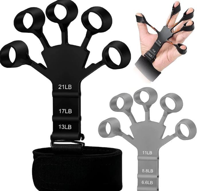 Gripster Grip Strengthener Finger Stretcher Finger Strengthener Hand Grip Trainer Fitness TrainingGripster Grip Strengthener Finger Stretcher Finger Strengthener Hand Grip Trainer Fitness Training