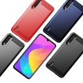 Leweisi Carbon Fiber Bumper Phone Case For Xiaomi CC9 / A3 Lite / Mi 9 Lite Back Cover Coque Shockproof Protective. 