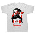 Funny Canada Canadian Girl T Shirts Summer Style Graphic Cotton Streetwear Short Sleeve Birthday Gifts T-shirt Mens Clothing. 