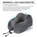 Travel Pillow 100% Pure Memory Foam Neck Pillow, Comfortable & Breathable Cover. 