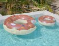 Inflatable Donut Pool Float Cartoon Swim Ring for Adult Kids Swimming Circle Air Mattress Pool Toys for Summer Party Beach. 
