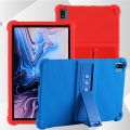For TCL 10 Tab Max 10.36 inch Silicone Tablet Protective Case with Invisible Bracket. 