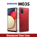 Shockproof Clear Case For Samsung Galaxy M03s Back Cover Transparent Silicone Case Soft Airbag Bumper Lens Protection Cute Design For Girls Boys New. 