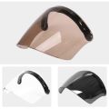 Motorcycle Helmet Visor Shield 3-Snap Design Open Face Helmet Visor For Motorcycle Enthusiasts. 