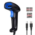 2D Handheld Wired Barcode Scanner With Stand USB 1D / 2D QR Code & Barcode Reader YHD 1100D. 