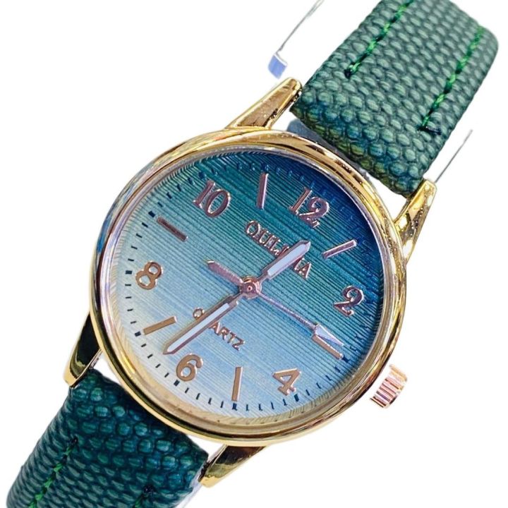 Oulijia brand  Leather strap ladies watch