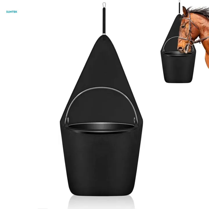Hanging Bucket Holder Horse Feeding Supply for Training Horses Farms