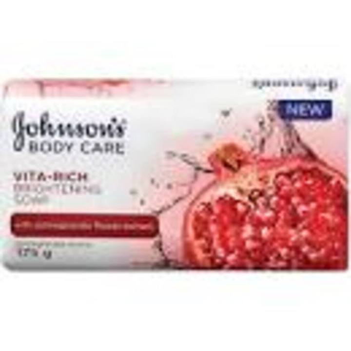 Johnsons Vita Rich Brightening Soap With Pomegranate 175g