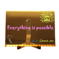 Erasable Note Board DIY Drawing Board Luminous Hand-Written Board Information Marking Board Ornaments Set. 