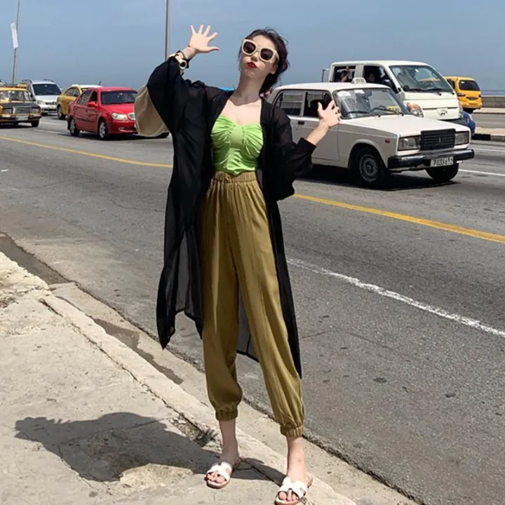 Summer%20Sun%20Protection%20Lightweight%20Coat2023New%20Sun%20Protective%20Clothes%20Women's%20Summer%20Cardigan%20Thin%20Long%20Sleeve%20Korean%20Style%20Loose%20Ladies%20Sun%20Protection%20Shirt%20-%20Image%202