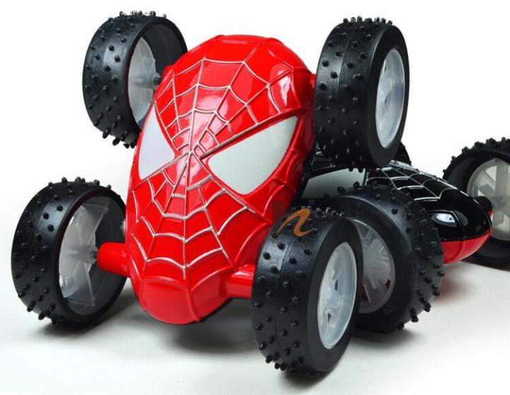 Spiderman Car Toys for Kids Boys  Stunt Car (Black & Blue and Black & Red and Blue & Red)