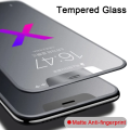 Full Glue Anti-Fingerprint Matte Tempered Glass for Samsung Galaxy M Series M01 M02 M02s M10 M11 M20 M21 M30 M31 M51 M30s Screen Protector Premium Frosted Glass. 