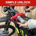 Motorcycle Handlebar Lock Anti-Theft Brake Grip Lock. 