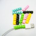4Pcs Spiral Cable Protector Office Earphone Cable Set Desk Organizer Wire Data Line Winder Wrap Cable Accessories. 